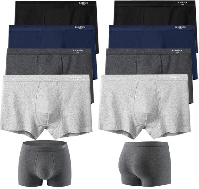 IEDUOS 남성 순면 팬티 8종 세트 남자 드로즈 사각