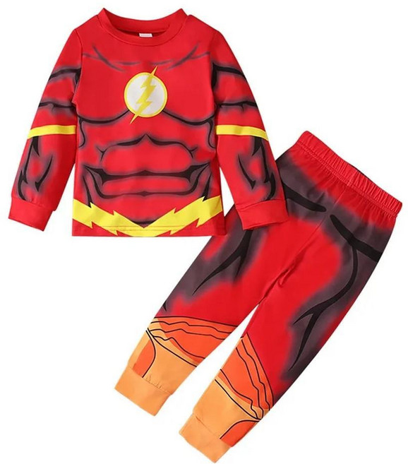 어벤져스 슈퍼 히어로 잠옷 다리미 맨 긴팔 할로윈 코스튬 만화, F. 5T, 9. 09, 1개
