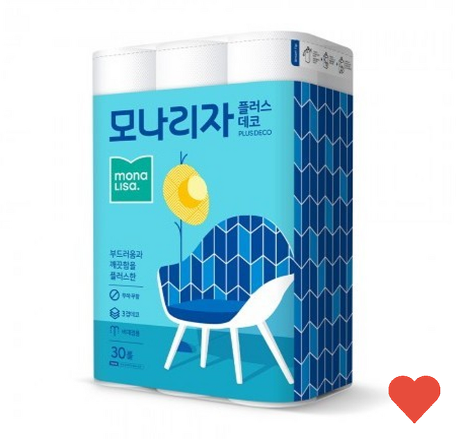 화장지 탕비실 휴게실 휴지 27m 30롤 4개, 30, 1개