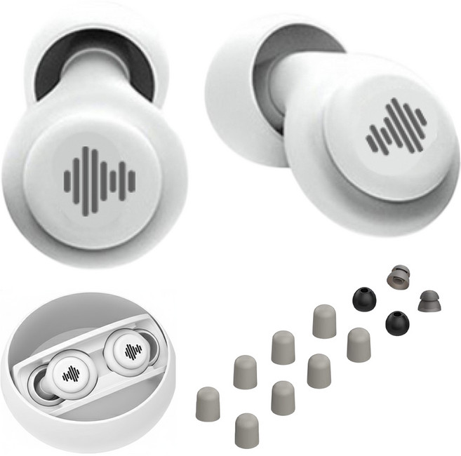 노이즈랩 소음방지 귀마개 층간소음 차단 수면용 이어플러그 취침용 실리콘 귀마게 귀르가즘, 스모키그레이, 1개