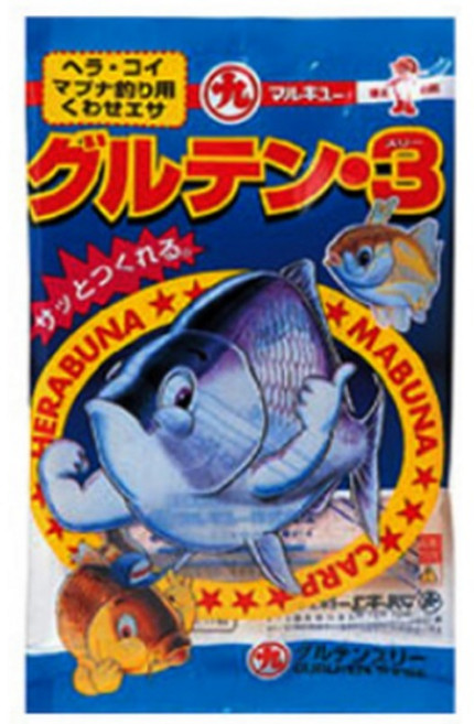 마루큐 글루텐3 글루텐 떡밥 미끼 낚시떡밥 민물글루텐 농축효모 글루텐쓰리 딸기글루텐, 1개