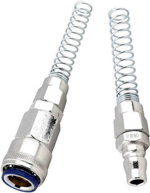 믿을수있는 국산 자동에어카플러 OSN08 + PN08 세트 우레탄에어호스 8mm용 너트타입 콤프레샤부속 꼬임방지