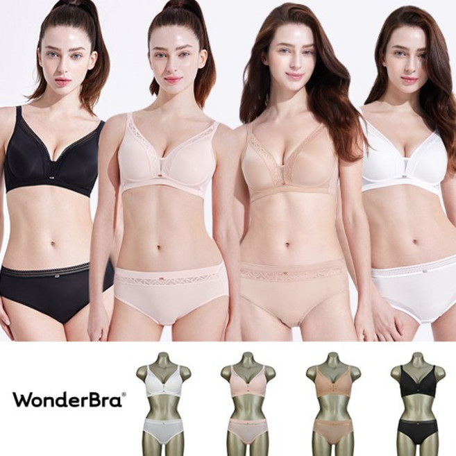 원더브라 와이어프리 브라팬티 4세트 630946