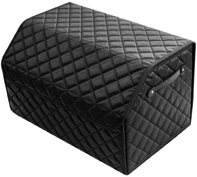 엑스핏 블랙에디션 가죽 퀄팅 트렁크 정리함