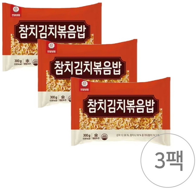 천일 참치김치볶음밥 300g, 3개
