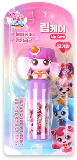 캐치티니핑 립케어 딸기향, 3.8g, 1개, 말랑핑