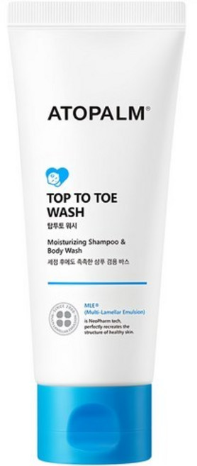 ATOPALM 愛多康 Top To Toe 舒敏洗髮沐浴露 溫和胺基酸 嬰兒寶寶用, 1個, 100mL, 100ml