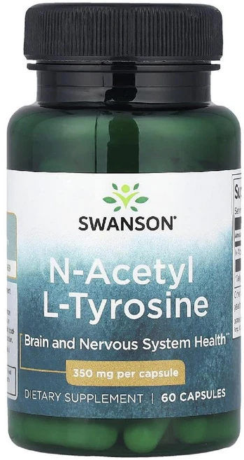 스완슨 아세틸 티로신 Swanson Acetyl Tyrosine 350mg 60정, 60캡슐 - 쿠팡