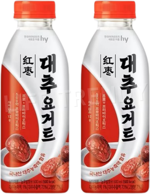 에치와이 대추 요거트, 2개, 500ml