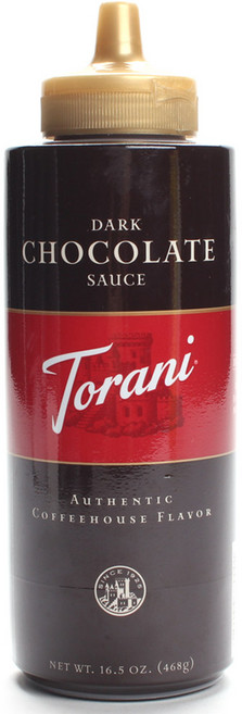Torani 黑巧克力醬, 1個, 468克