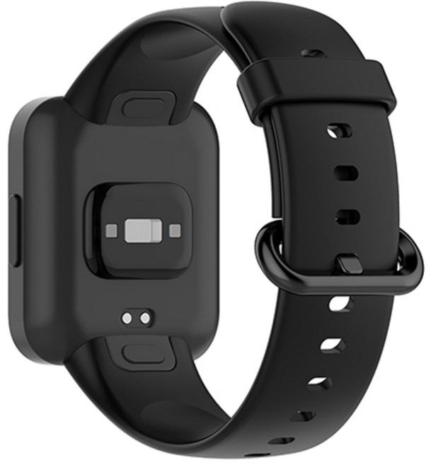 샤오미 미워치 라이트 1세대 호환 실리콘 스트랩, 블랙