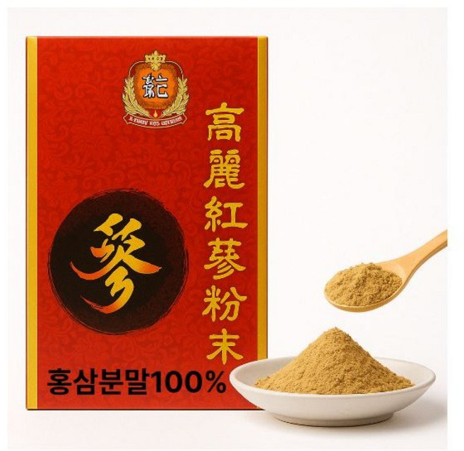 대용량 300g 홍삼가루 홍삼분말 100% 가루 홍삼분말골드, 1개