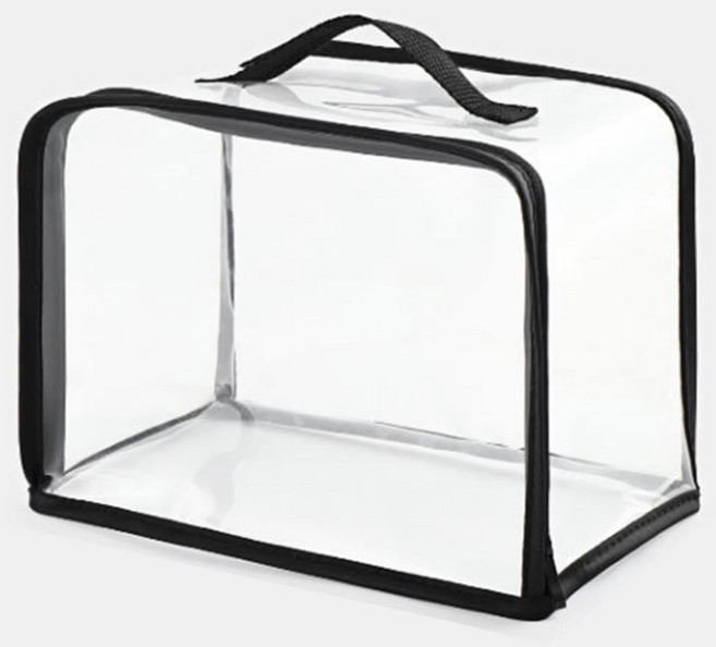 일이공팔 PVC 더스트백 방습 곰팡이 방지 투명 가방 보호 수납 사각가방, 1개입, 1개