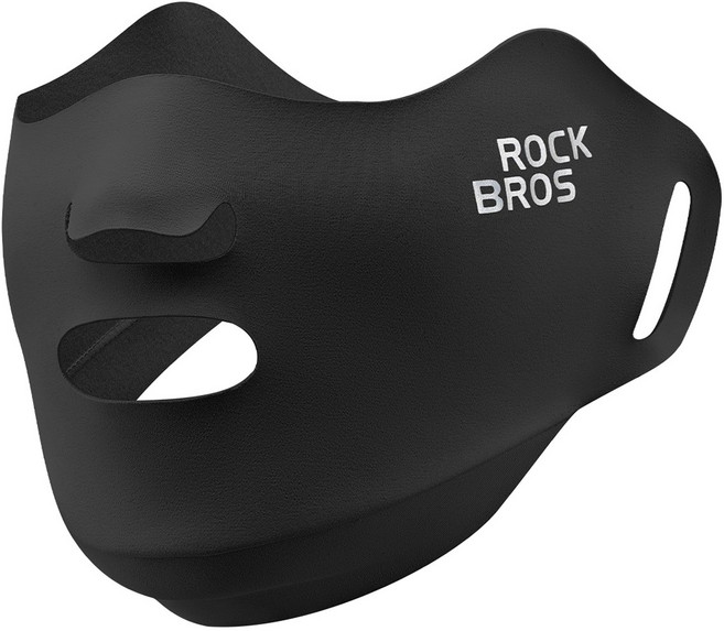 방풍 기모 스포츠 러닝 라이딩 마스크, 1개, 블랙