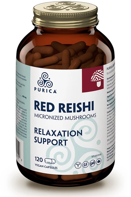 퓨리카 Purica 영지버섯 Red Reishi 400mg 120정, 1개 - 쿠팡