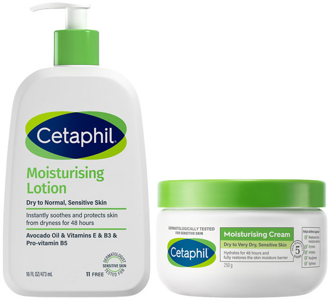 세타필 모이스춰라이징 로션 473ml + 세타필 오이스춰라이징 크림 250g, 1개, 723ml