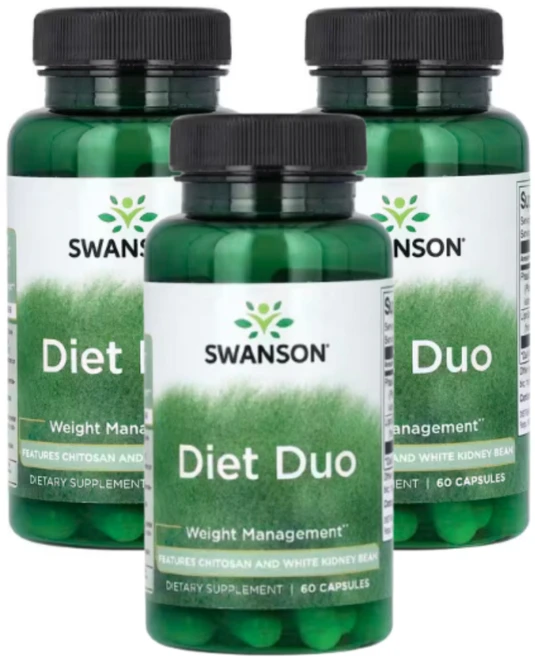 Swanson 다이어트 듀오 캡슐 60정 3 SET, 3개 - 쿠팡