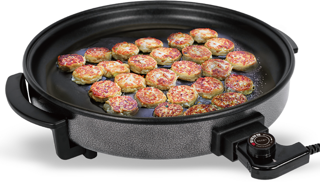 어반 42CM 전기피자팬 대형그릴팬 논스틱코팅 고기 피자 부침개 다용도 조리팬 AD-P42, 단품