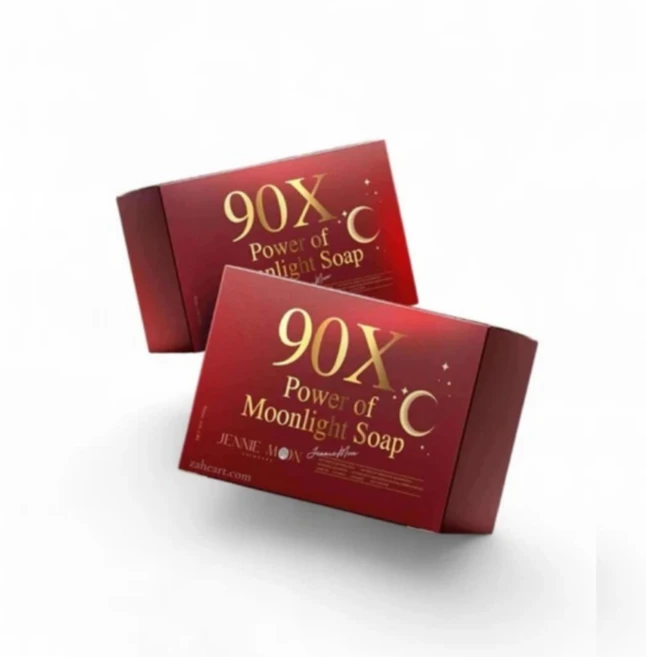 jennie moon 90x whitening moonlight soap 제니 문 화이트닝 미백 클렌징 세안 비누, 2개입, 160g - 쿠팡