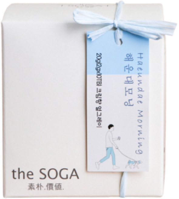 [더소가] 얼그레이 바닐라향 블렌딩티 해운대모닝 10티백 홍차 부산선물 밀크티 블랙티 Tea 베르가못 홈카페 아이스티 티백선물, 2g, 1개, 10개입