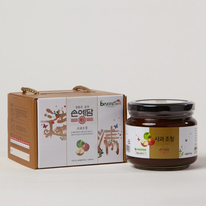 토종원 사과조청 500g 천연과당 명절 거래처 선물