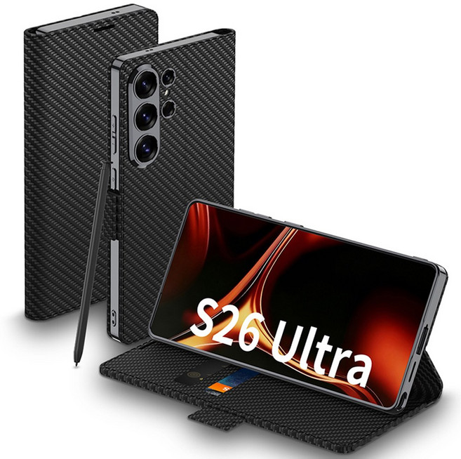 갤럭시 S26울트라 지갑형 카드수납 가죽 풀커버 휴대폰 케이스 SJK24