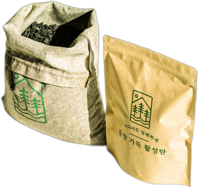 솔향 가득 활성탄 천연 실내 탈취 습기제거제 제습제 장마철 제습제 특별세일, 1개, 1kg