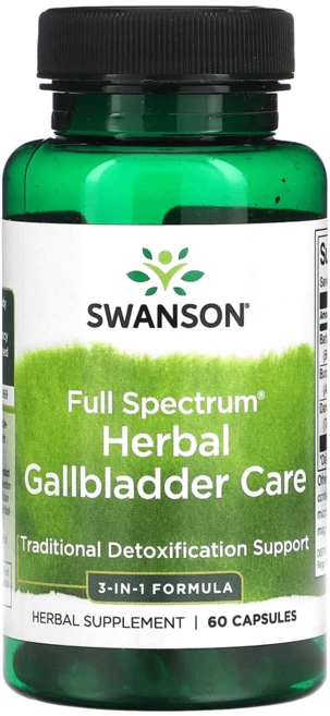 스완슨 풀스펙트럼 허브 Gallbladder 담낭 케어 매자나무 우엉 민들레, 2병, 60정, 2개 - 쿠팡