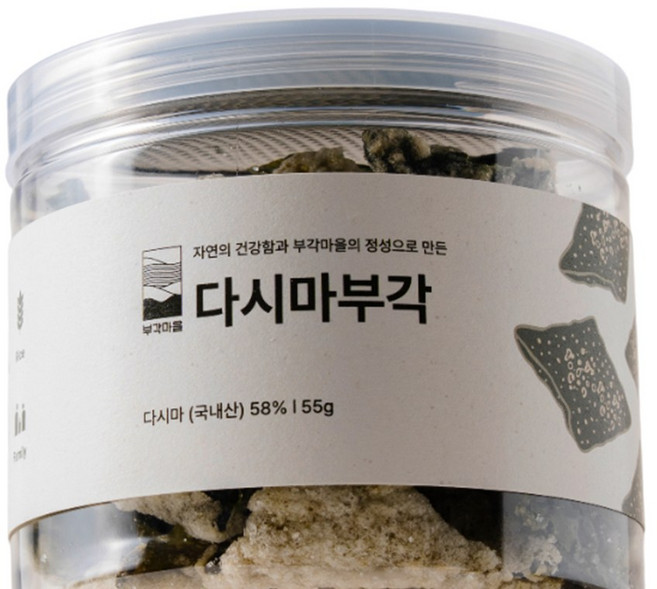 부각마을 국내산 다시마 부각, 1개, 55g