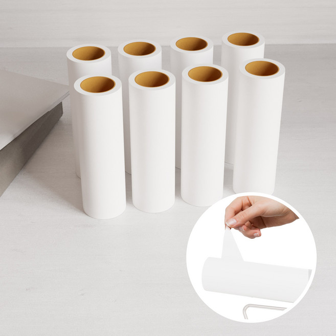 초강력 사선 컷팅 테이프 클리너 리필 16cm 90회분, 8개