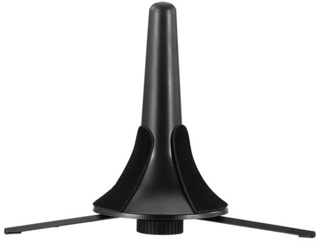 악기 소품 범용 접이식 휴대용 트럼펫 스탠드 경량 삼각대 현악기 뮤지컬 랙 거치대 액세서리, [02] Black, 1개