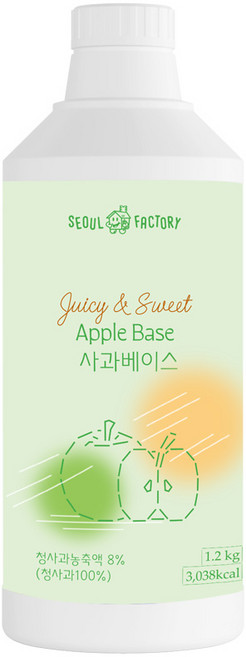 서울팩토리 사과베이스 1.2kg, 1개, 1개입