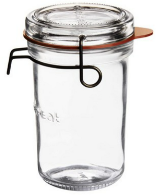 루이지보르미올리 Lock Eat 푸드 저장병, 350ml., 3개