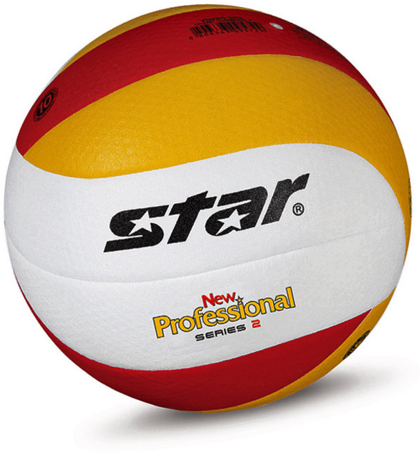 스타 배구공 뉴프로페셔널2 5호 신개념 10판넬 대한민국배구협회(KVA) 공인구 체육교구 VB315S-34, 1개