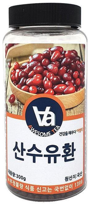 어썸티 국산 산수유환 (산수유열매환), 300g, 1개