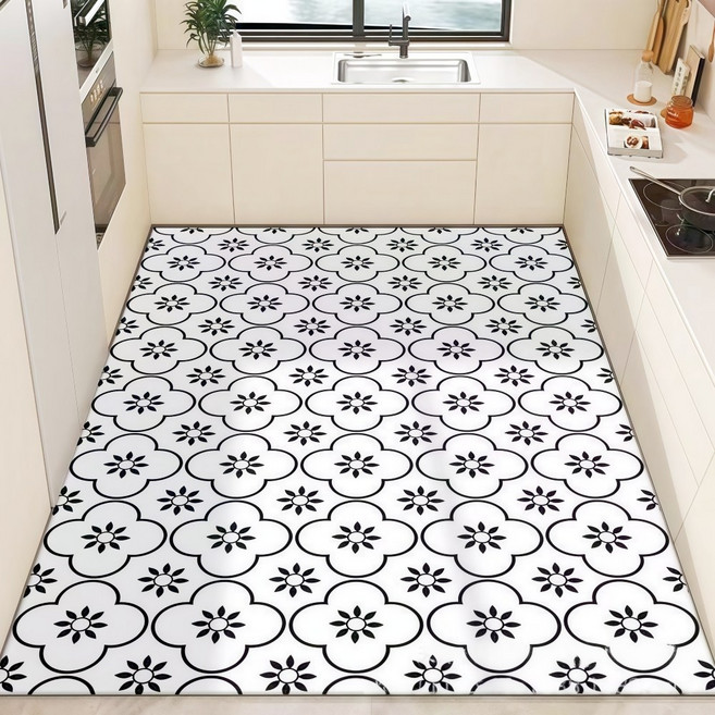 혜신 대형 주방 매트 바닥매트 현관 신발장 매트 미끄럼방지매트 주방매트, B, 1개