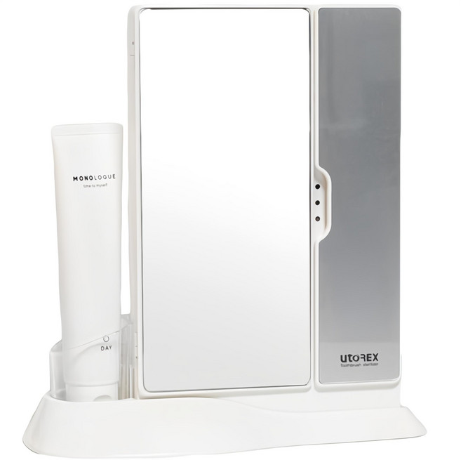 유토렉스 더블케어 가정용 UV LED 칫솔살균기, UTC-82UVW, 화이트