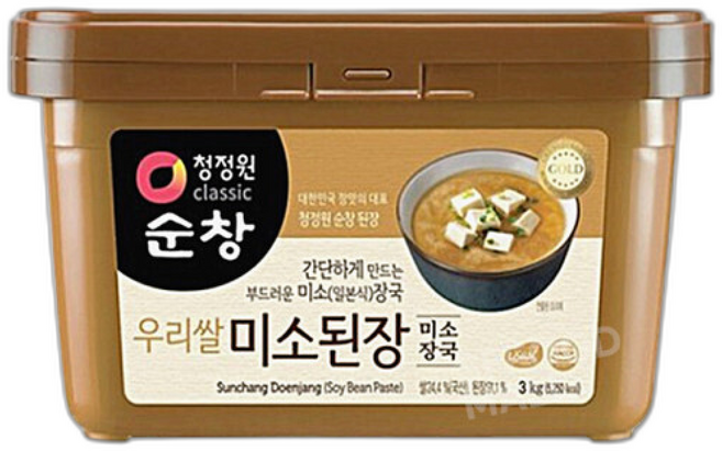 청정원 순창 우리쌀 미소된장, 3kg, 1개