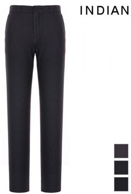 [INDIAN] 챠콜그레이 매직 후크 하운드투스 스트레치 바지_MIGDLTW9451