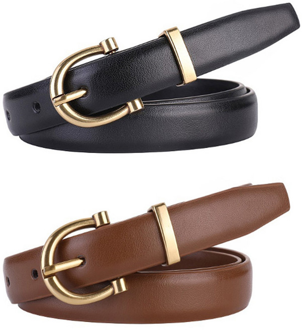 1+1 슬라비코 모던시티 여성 가죽 벨트