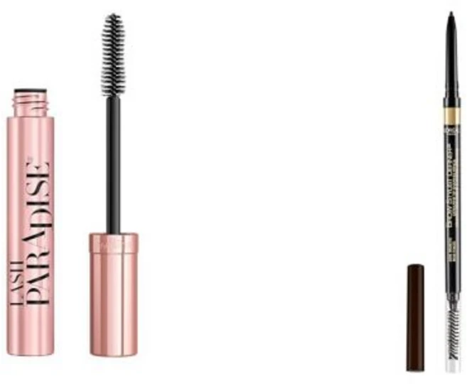 L’Oréal Paris 로레알 파리 볼륨리어스 마스카라 및 브로 스타일리스트 디파이너 연필 1개 0.003온스, L’Oréal Paris 로레알 파리 볼륨리어스 마스 - 쿠팡