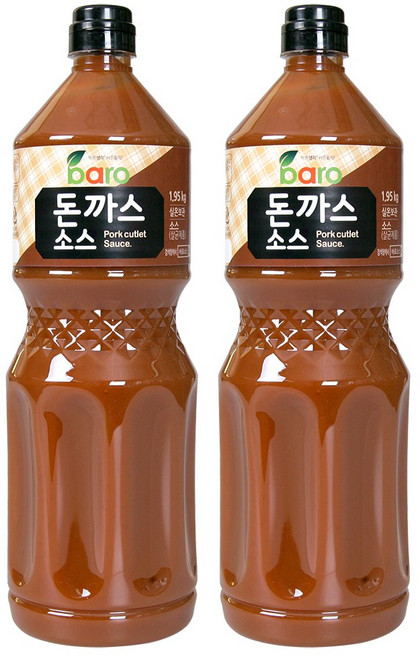 바로소스 돈까스소스 1.95kg 경양식 분식 맛집 오므라이스 스테이크 대용량, 2개