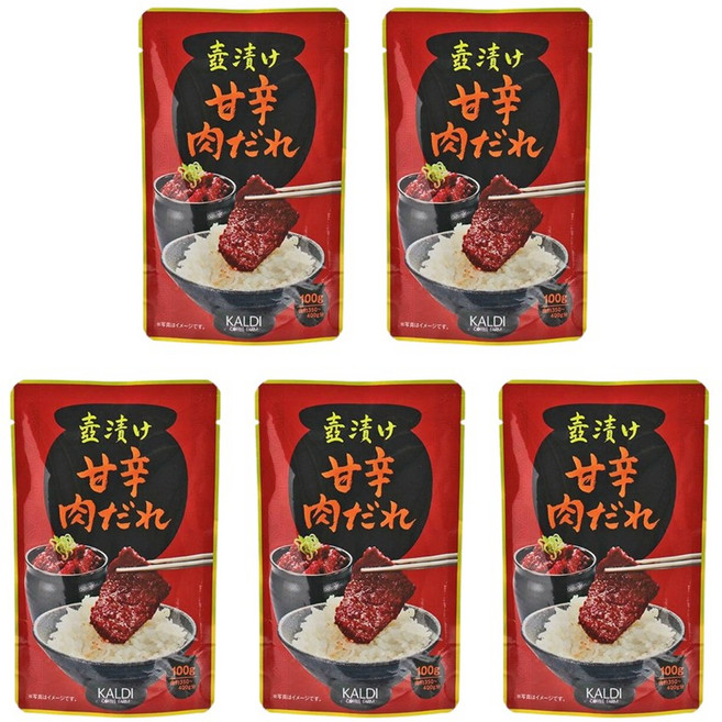 칼디 매콤달콤 야키니쿠 양념소스, 5개, 100g