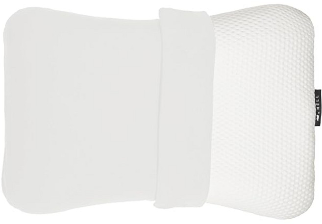 공식 NELL (넬) 베개 커버 오프화이트 120일간 트라이얼 포함 베개 통기성 항균 방취 제균 가공 피부에 좋은 탈부착 간단 세탁 가능, 01 Round mat