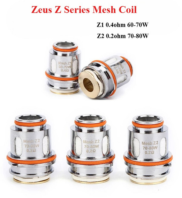 ZEUS SUB OHM Z1 메쉬 교체용 Z 탱크용 헤드 5개, Z3 0.15o