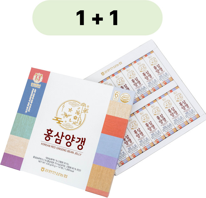 강원인삼농협 홍삼양갱, 45g, 28개