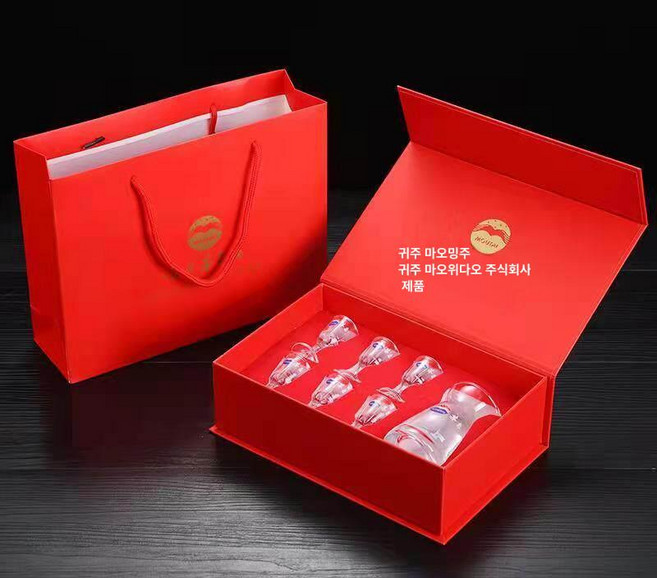 예쁜 소주잔 술잔 변색 업소용 도자기 고량주잔 선물, 1개