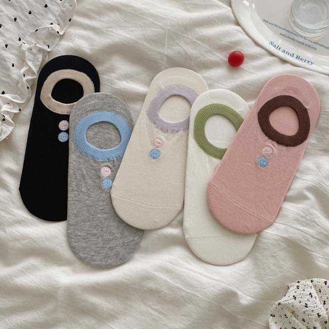 와이와이 여성 양말 5종 세트 WZ463