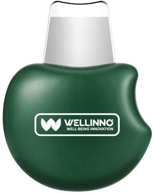 웰리노 얼굴 각질제거 피지 제거기, 1개, 다크그린(수동형), 콤팩트형(홈에스테틱)