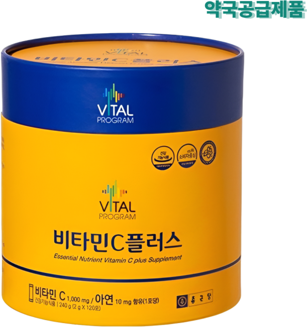 종근당 비타민C플러스 바이탈 프로그램 1000mg(120포), 120회분, 4개